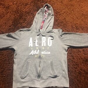 Gray Aero Athletics Hoodie